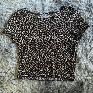 American eagle cheetah print top